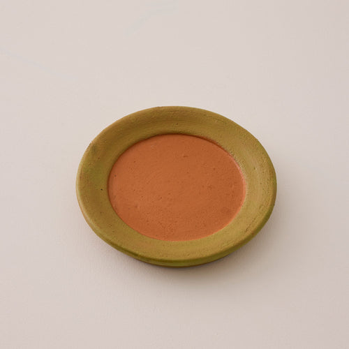 Aged Terracotta Saucer - X-Small