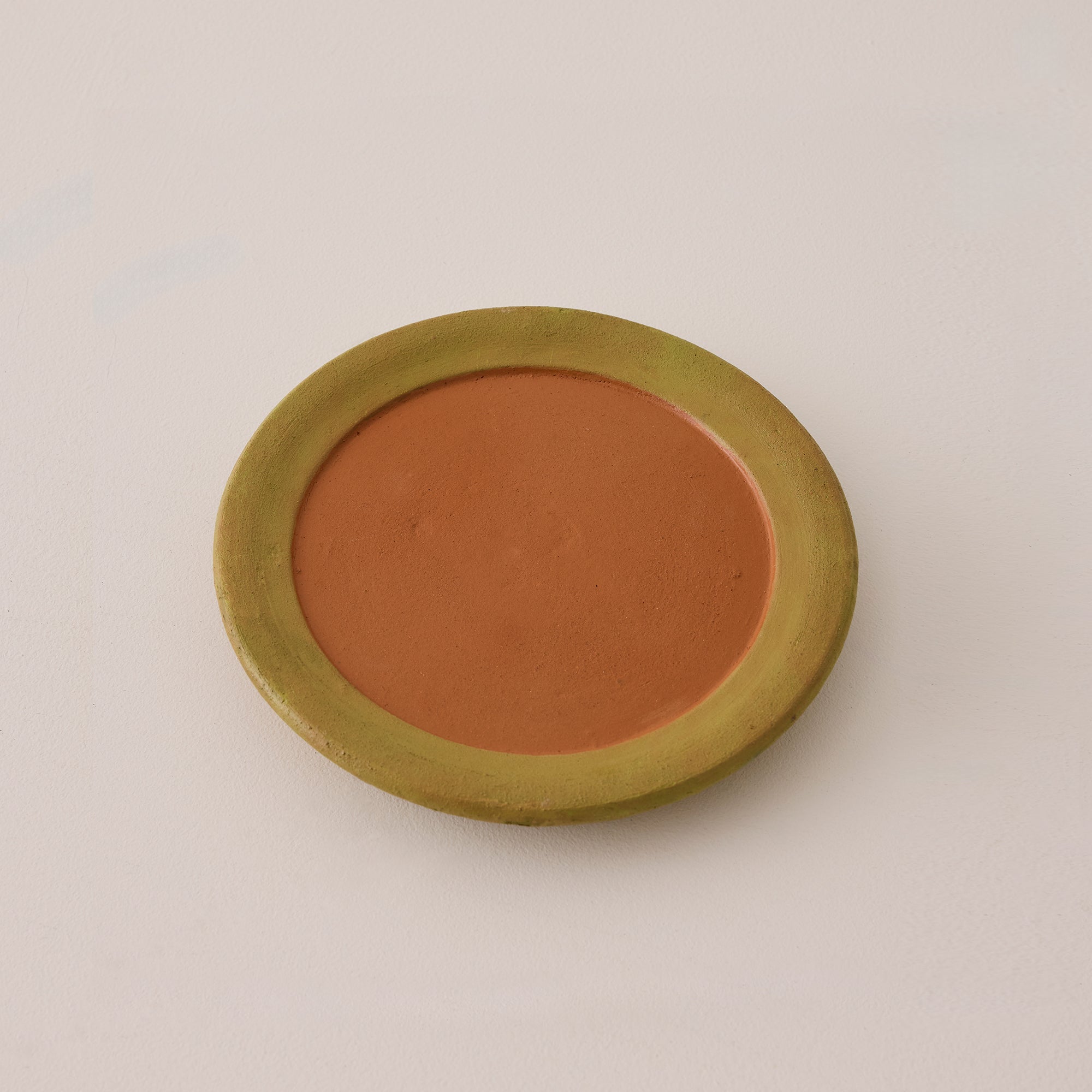Aged Terracotta Saucer - Small
