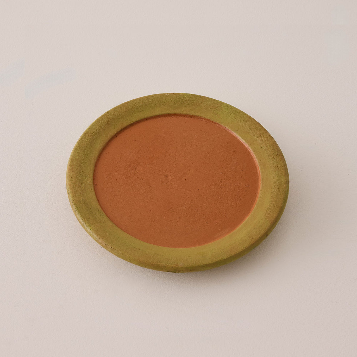 Aged Terracotta Saucer - Medium