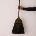 Bamboo Handle Broom - Brown & Black