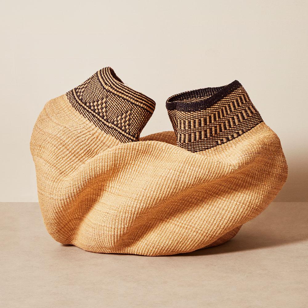 Woman and Man Art Basket