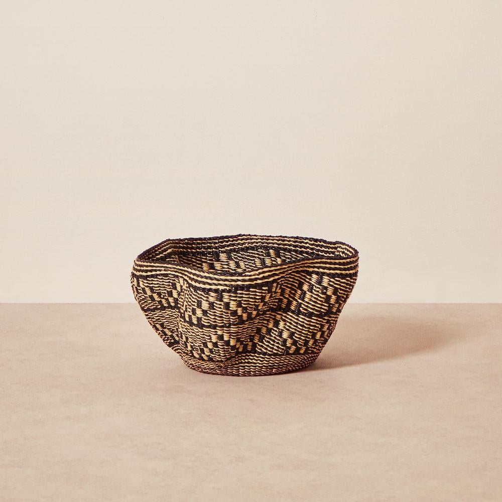 Goodee-Baba Tree-Tiny Pakurigo Basket - Color - Black & White