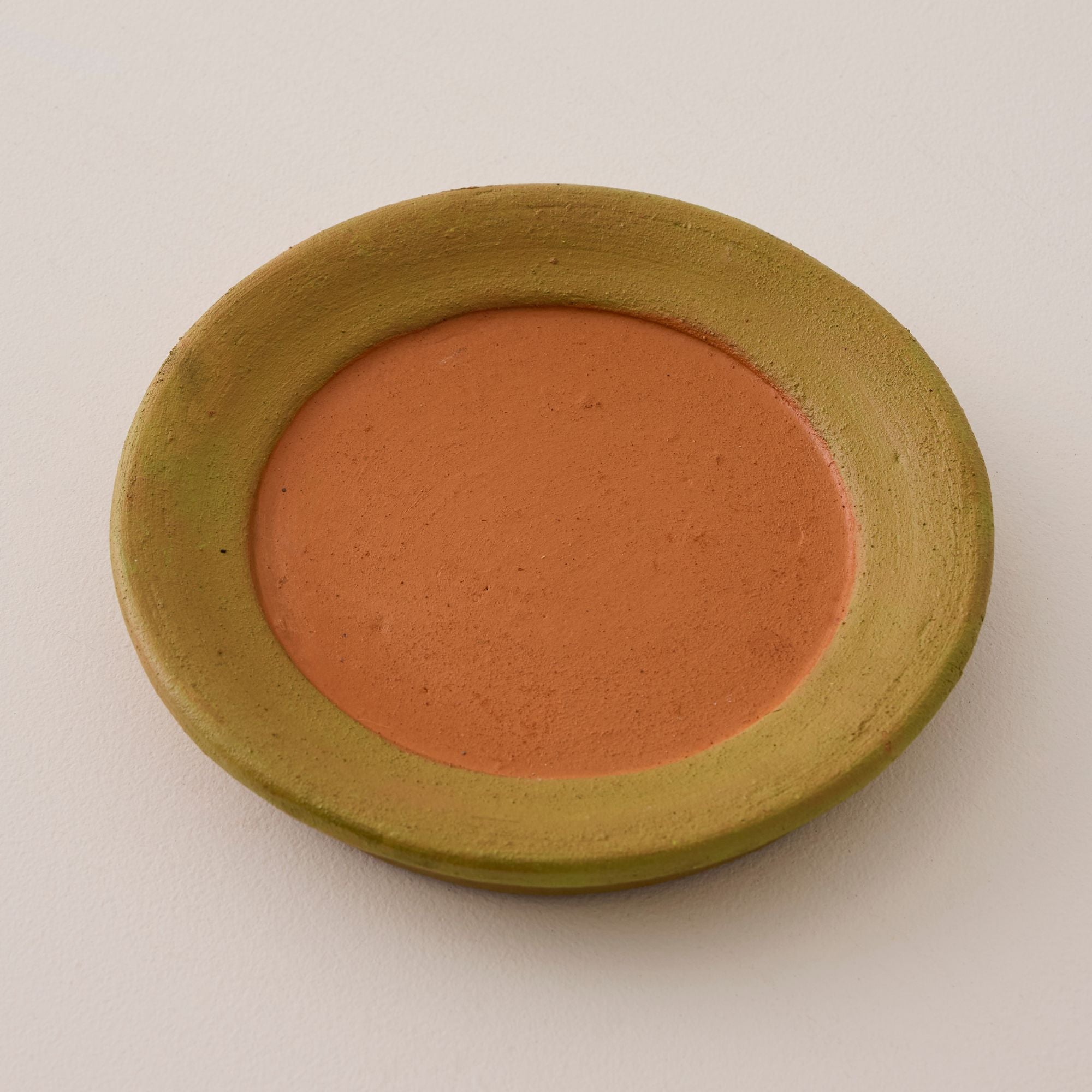Aged Terracotta Saucer - Medium
