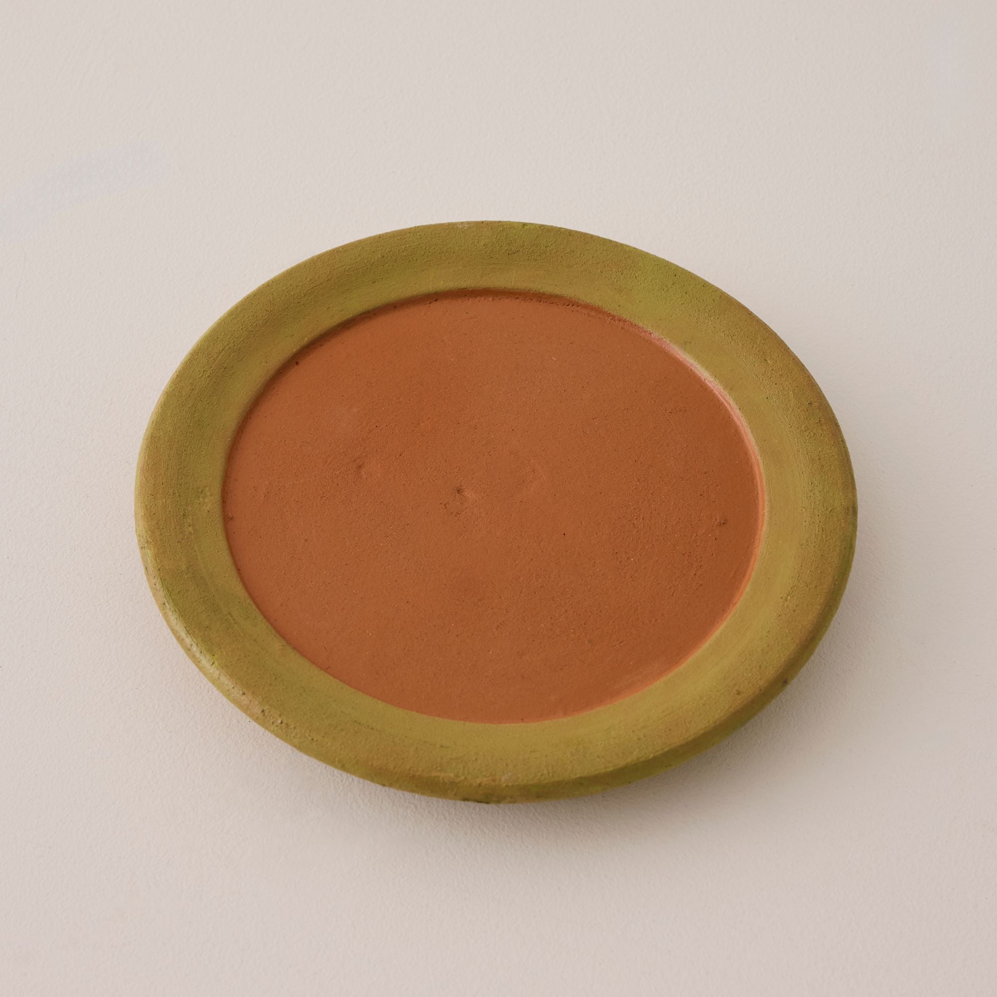 Aged Terracotta Saucer - Small
