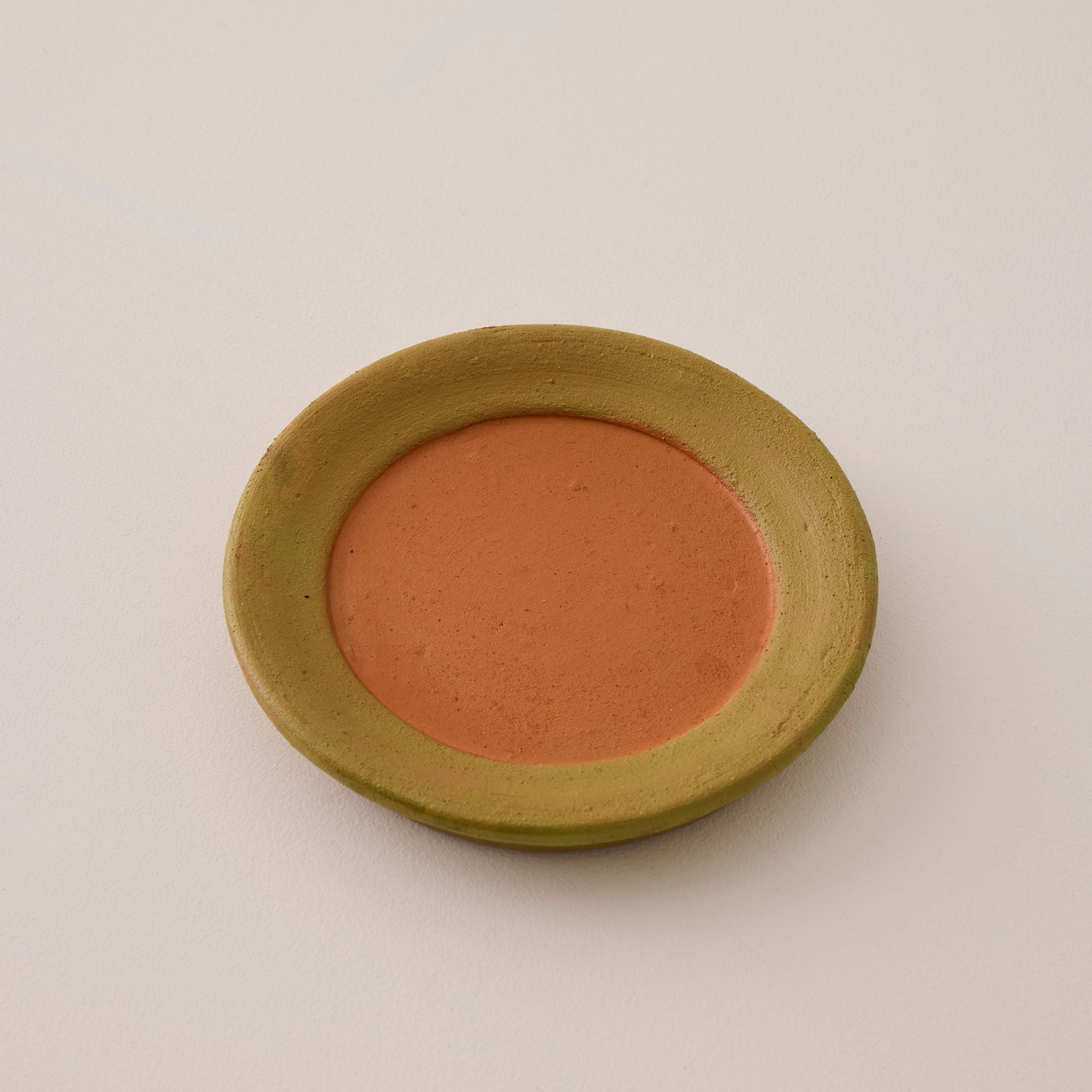 Aged Terracotta Saucer - X-Small