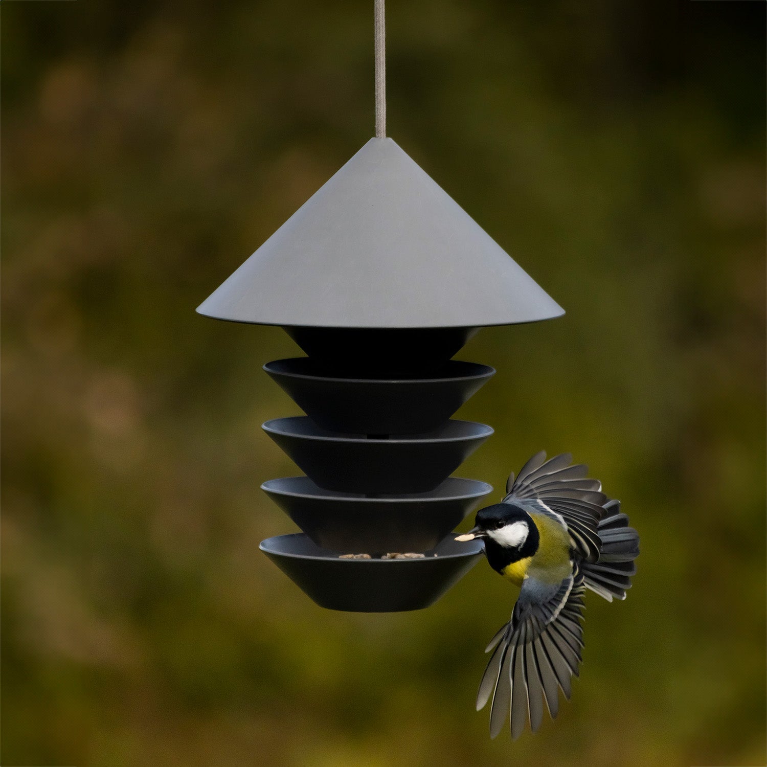 Silo Bird Feeder - Slate