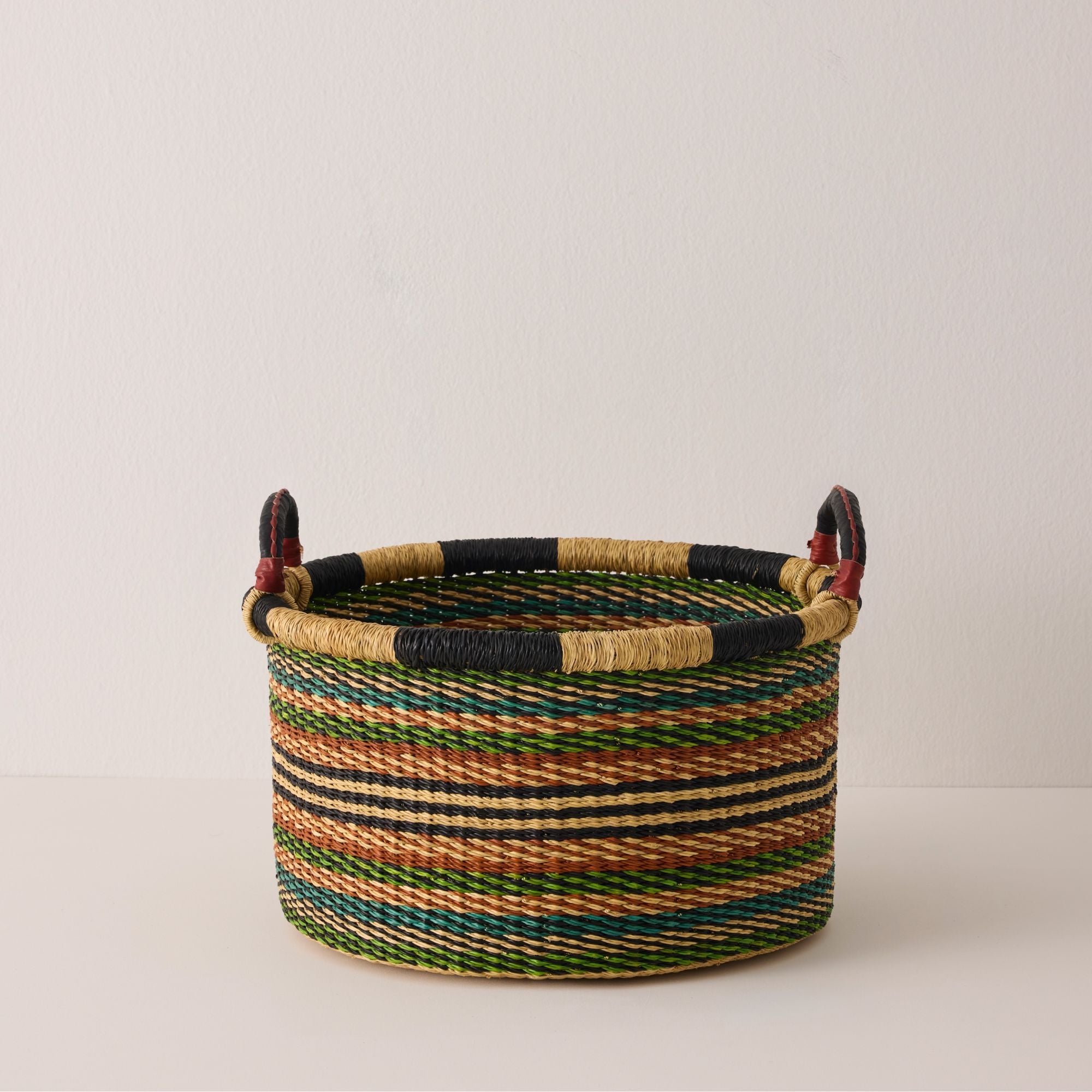 Small Woven Short Basket