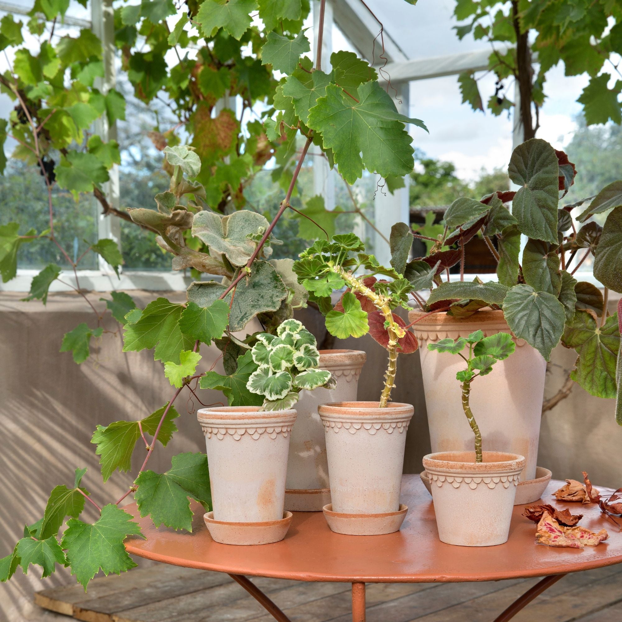 Copenhagen  Ø18 Tall Planter & Saucer