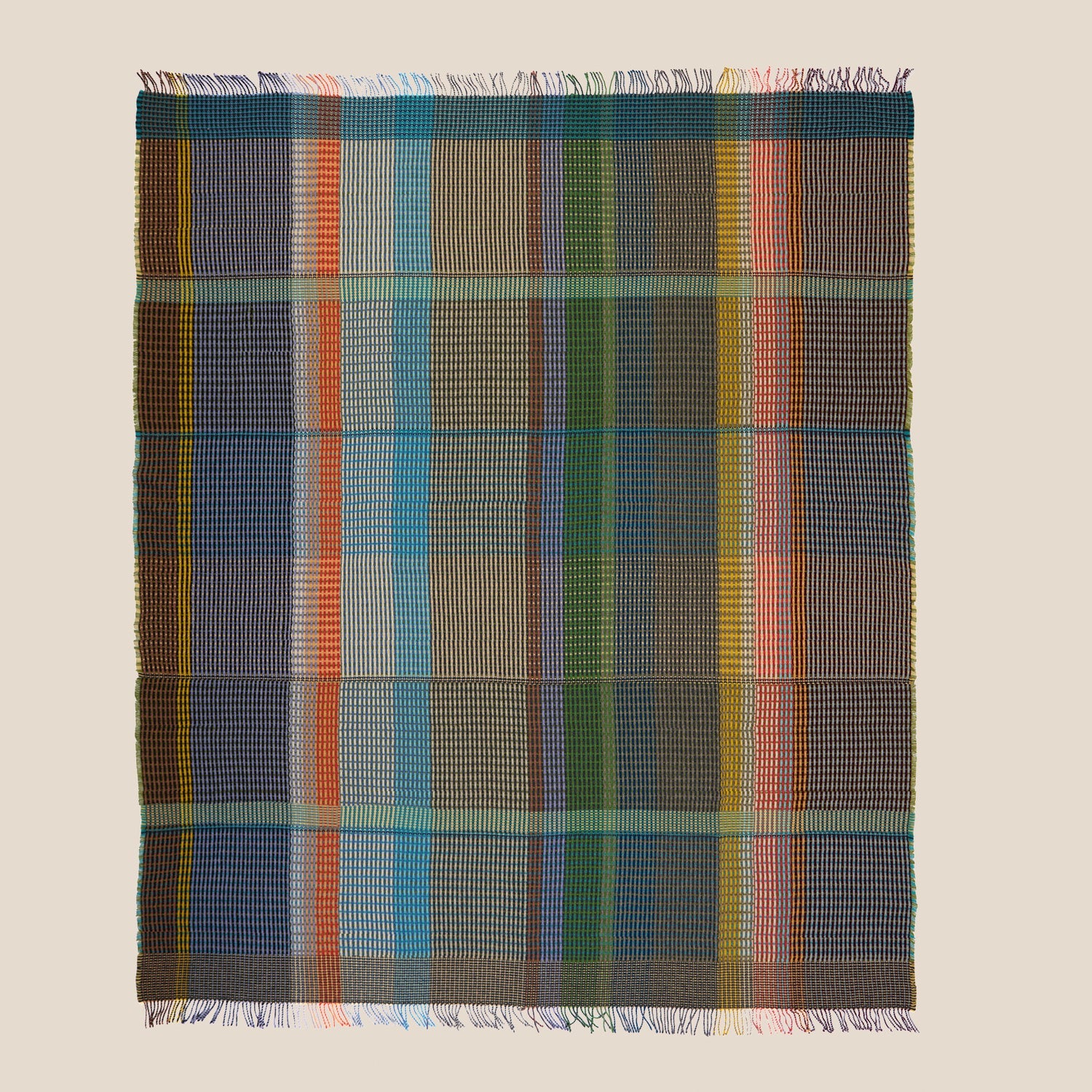 Lambswool Basket Throw