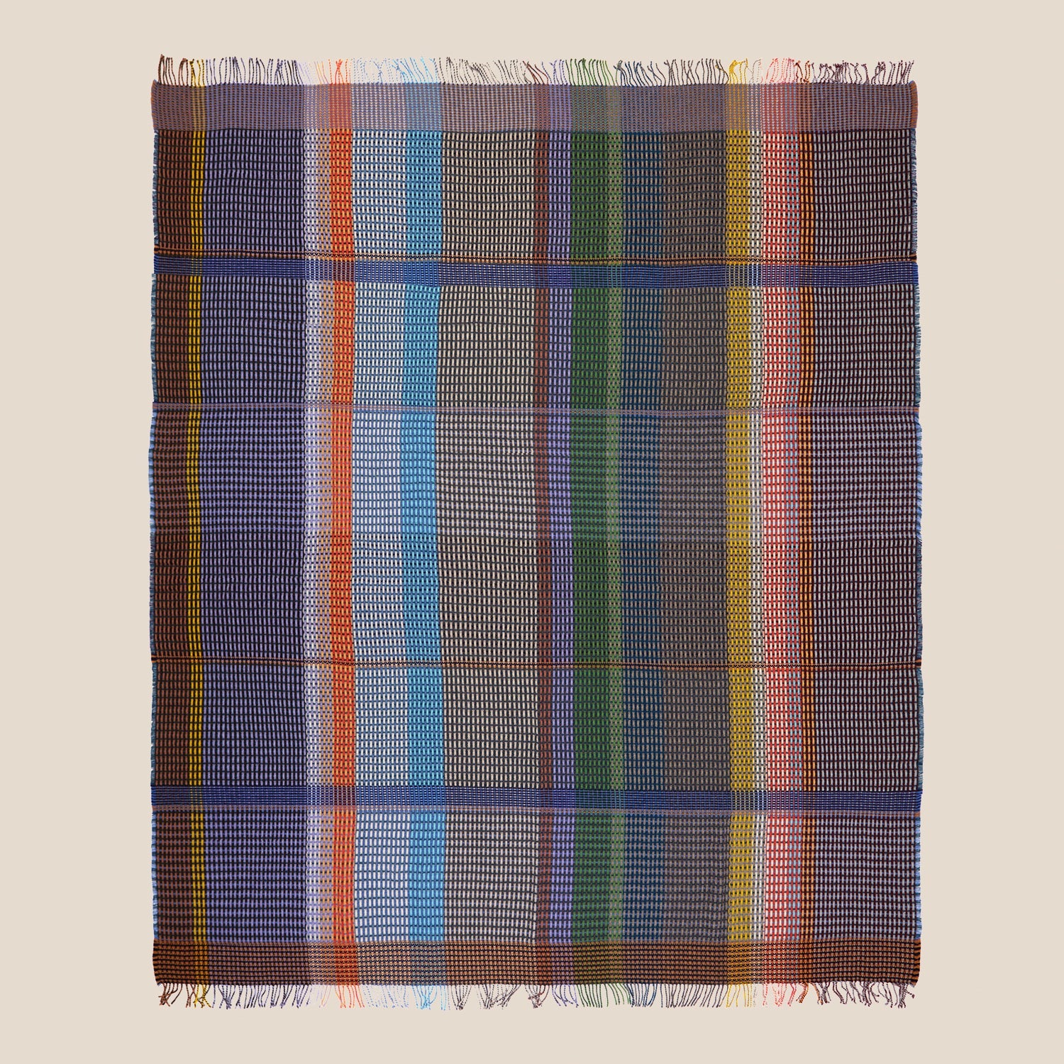 Lambswool Basket Throw