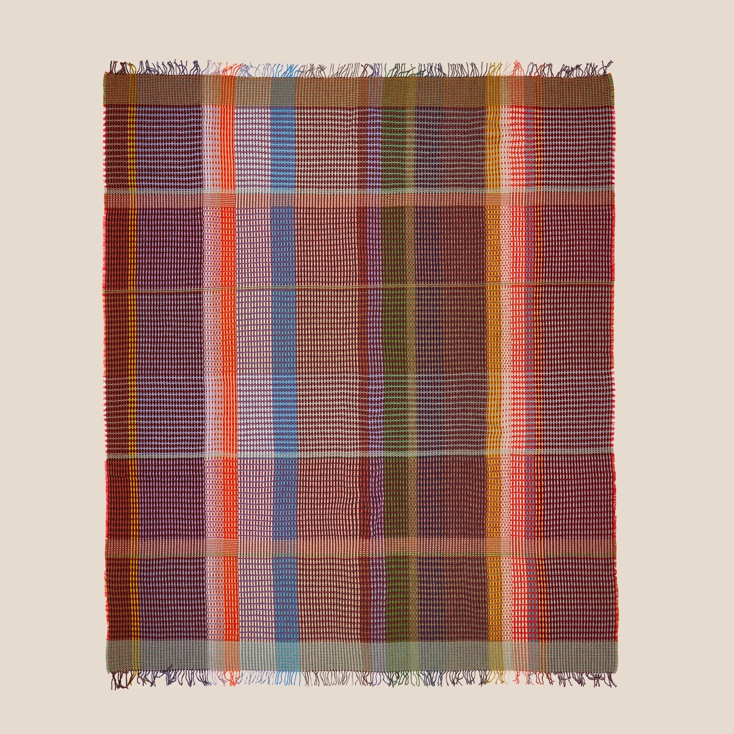 Lambswool Basket Throw