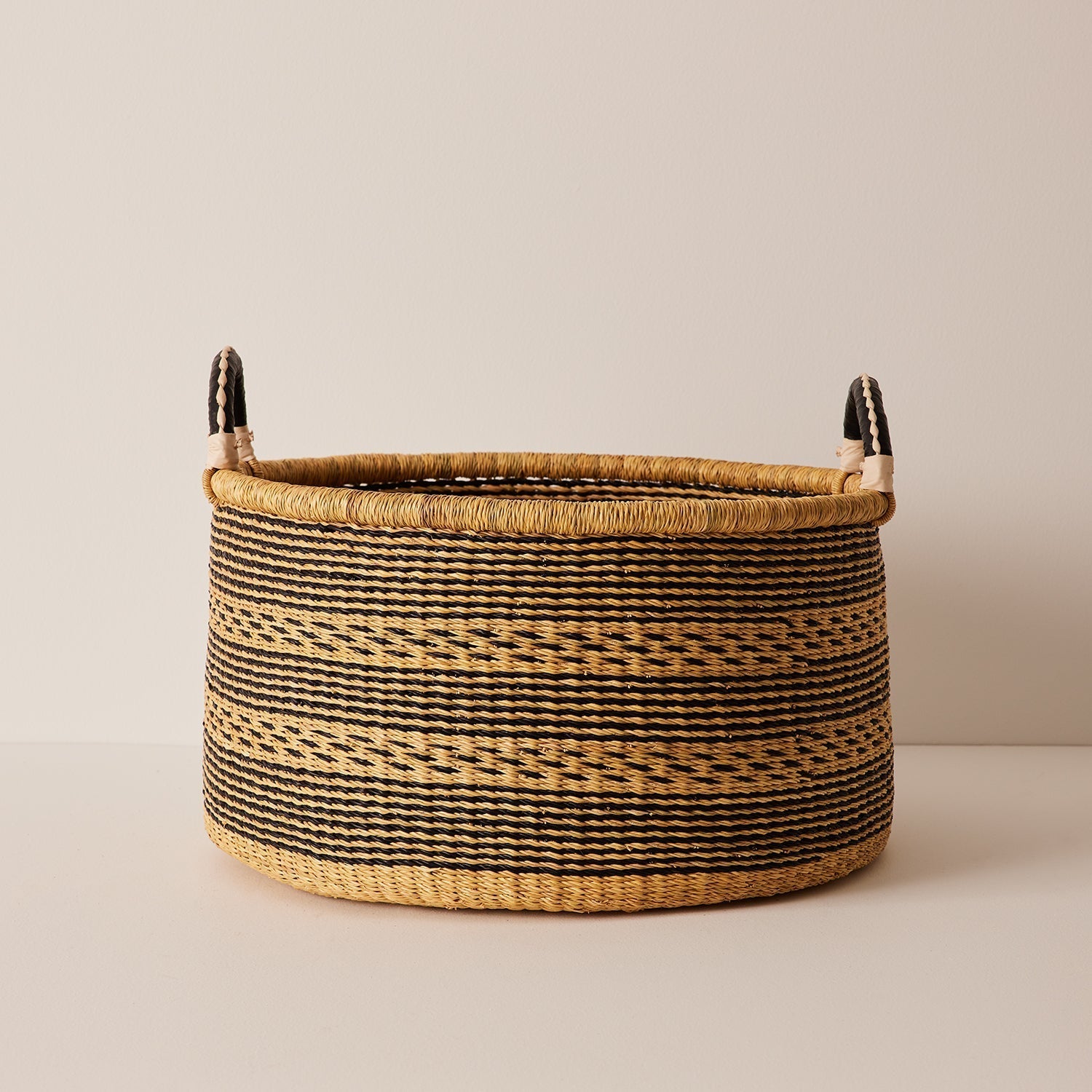 Large Woven Short Basket